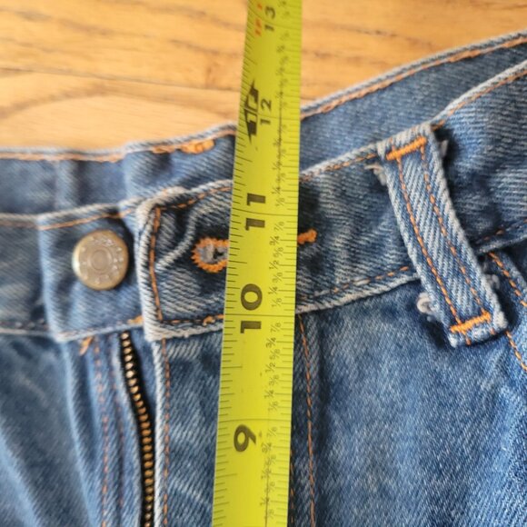 Vintage No Excuses Womens Denim Jeans With Side Lace-Up Detail - Size 12 - Picture 7 of 8